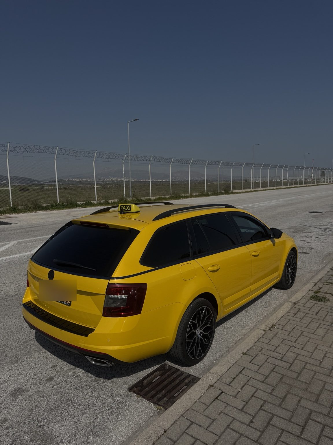 Athens Taxi Transfer vehicle